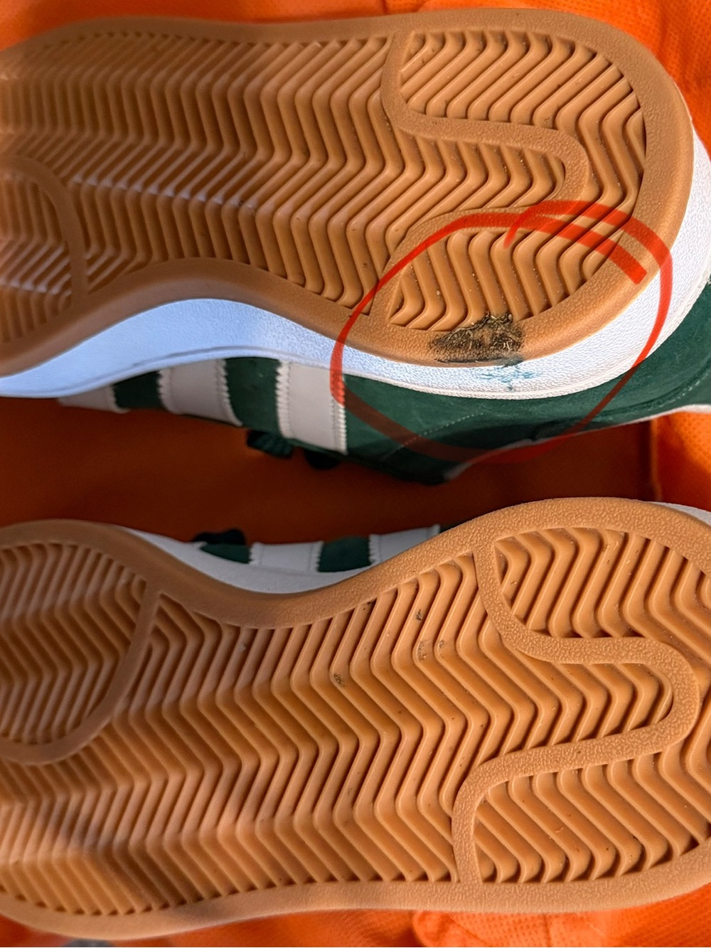 Adidas Campus 00s sneakers in a dark green & white stripe - Picture 8 of 9